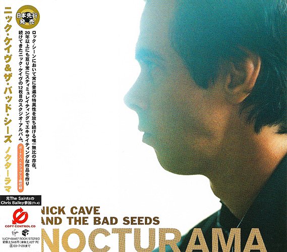 NICK CAVE & THE BAD SEEDS «Nocturama» (JP 2003 Virgin Toshiba-EMI Ltd. · VJCP-68467)