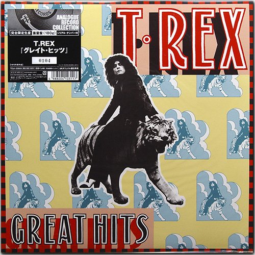 T. REX 1973. «Great Hits» (JP LP 2007 Imperial Records · TEJI-33003)