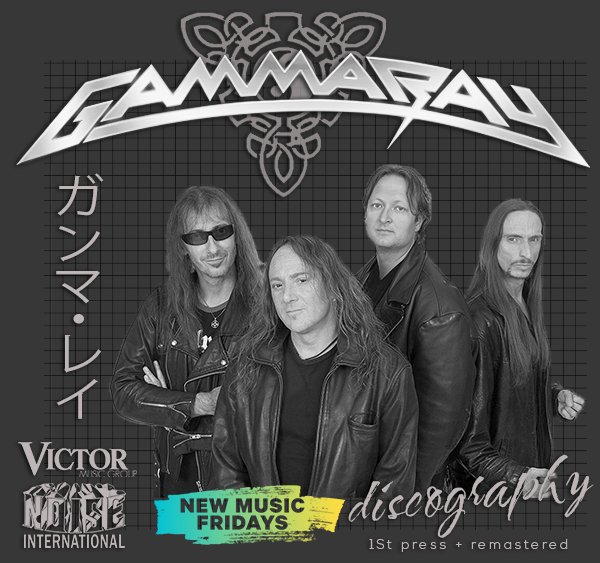 GAMMA RAY «Discography» (26 × CD · Noise ⁄ Victor Records, Tokyo · 1990-2015)