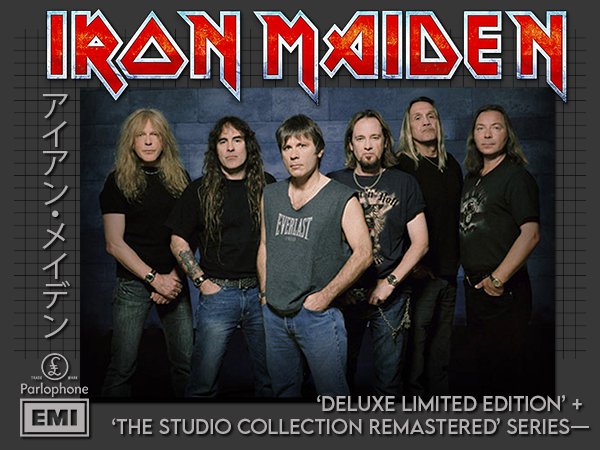 IRON MAIDEN «Discography» + bonus (43 × CD • EMI / Parlophone / Iron Maiden Holdings Ltd. • Issue 1995-2020)
