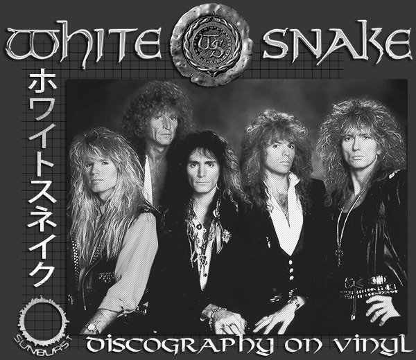 WHITESNAKE «Discography on vinyl» (33 × LP • 1St Press + Remastered • 1977-2022)