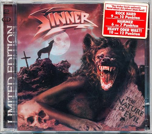 SINNER «The Nature Of Evil» (DE 2 × CD 1998 Nuclear Blast GmbH · NB 324-2)