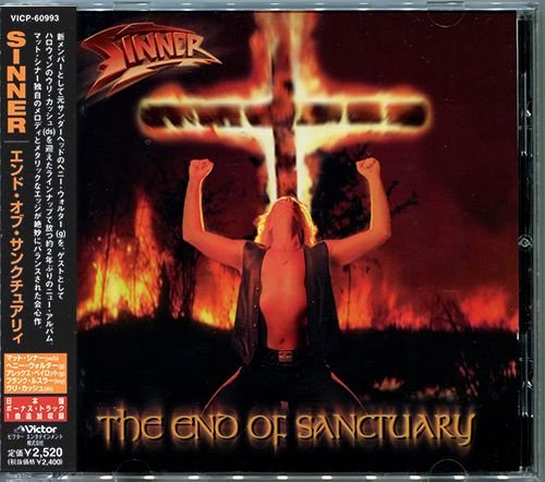 SINNER «The End Of Sanctuary» (JP 2000 Victor Entertainment, Inc. · VICP-60993)