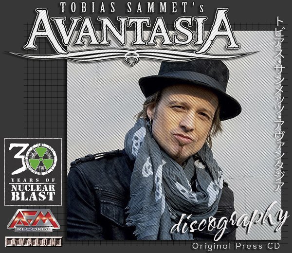 TOBIAS SAMMET’S AVANTASIA «Discography» (20 × CD • AFM / Nuclear Blast GmbH • 2007-2025)