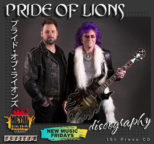 PRIDE OF LIONS + ТOBY HITCHCOCK «Discography» (11 × CD • Metal Frontier • 2003-2023)
