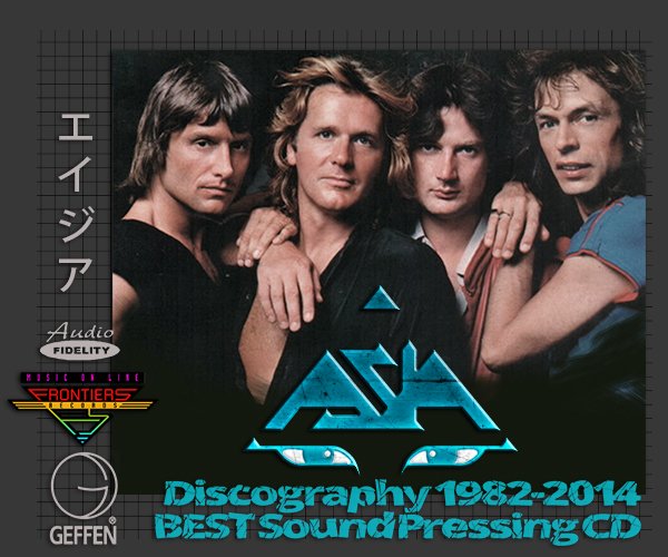 ASIA «Discography» (30 × CD · Japan 1St Press +++ · 1982-2014)