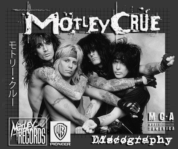 MÖTLEY CRÜE + VINCE NEIL «Discography» + solo (25 × CD · 1st Press · 1981-2016)
