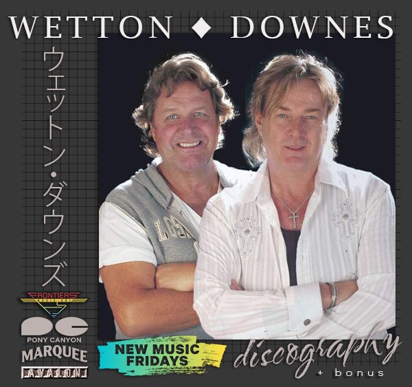 WETTON ♦ DOWNES «Discography» + bonus (19 × CD · First Press + Remastered · 1980-2007)