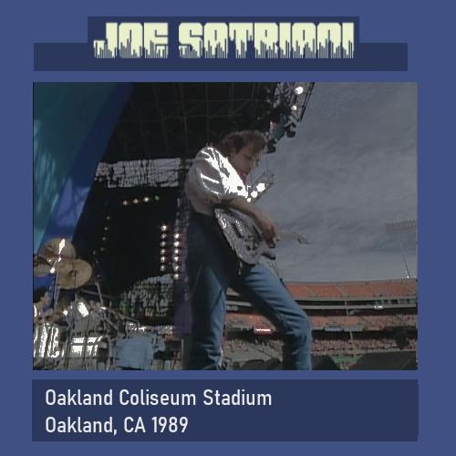 Joe Satriani - Oakland Coliseum Stadium, Oakland, CA (1989)