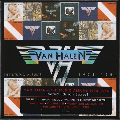 VAN HALEN «The Studio Albums» (DE 6 × CD 2013 Warner Bros. Records · 8122796893)