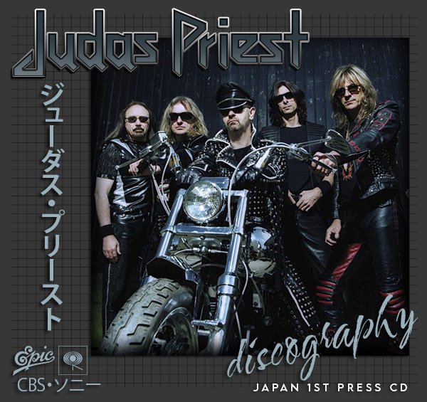 JUDAS PRIEST «Discography» (37 × CD · Japan First Pressing · 1974-2024)