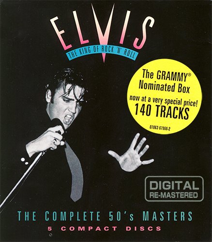 ELVIS PRESLEY 1992. «The King of Rock ’n’ Roll» The Complete 50’s Masters (US 5 × CD 1992 RCA ⁄ BMG Music · 67966-2)
