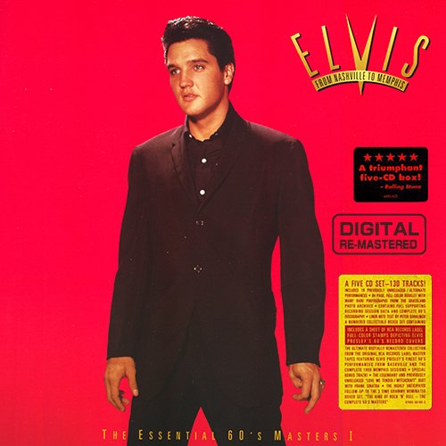 ELVIS PRESLEY 1993. «From Nashville To Memphis» The Essential 60’s Masters (DE 5 × CD 1993 RCA ⁄ BMG Music · 74321 15430 2)