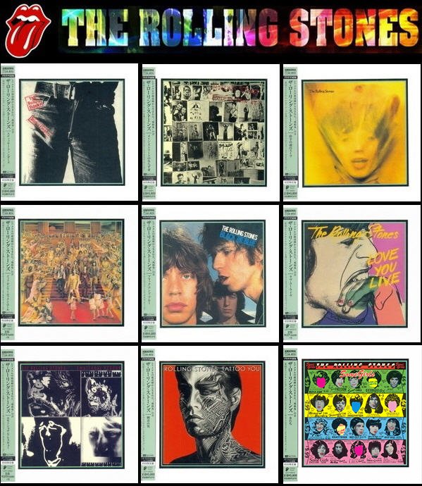The Rolling Stones - 9 Albums Mini LP Platinum SHM-CD 2012/2013/2014