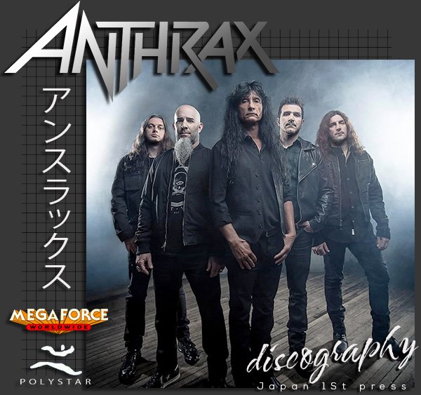 ANTHRAX «Discography» (23 × CD • 1St Press • 1984-2018)