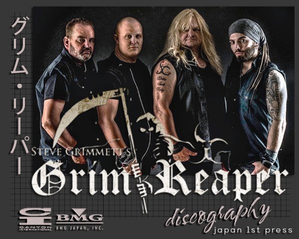GRIM REAPER «Discography» (4 × CD · Japan Press · 1983-2016)